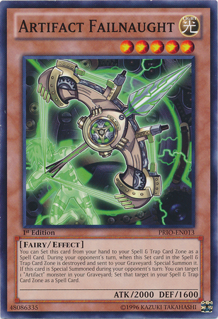 Artifact Failnaught [PRIO-EN013] Common Yu-Gi-Oh!