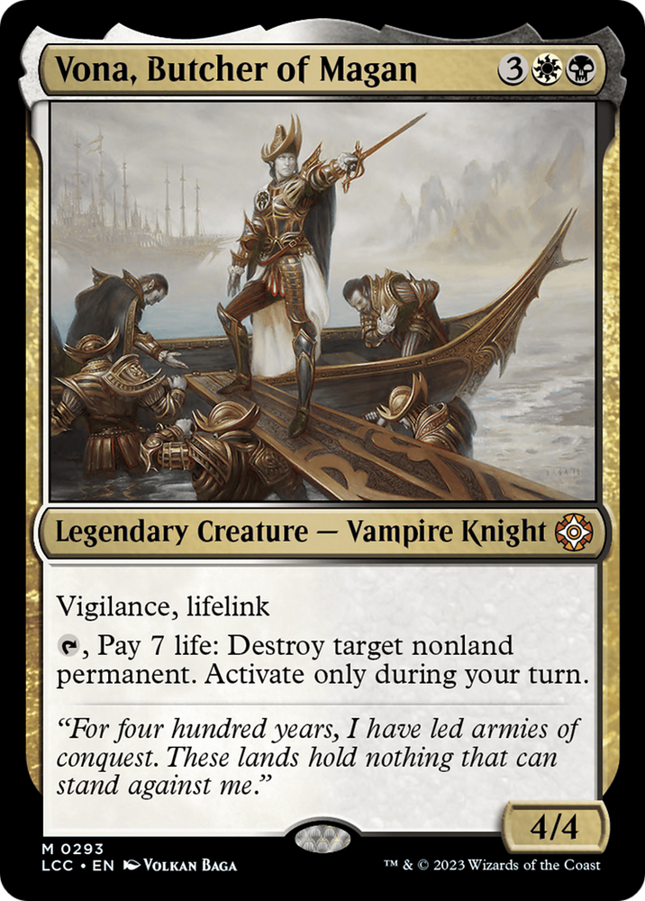 Vona, Butcher of Magan [The Lost Caverns of Ixalan Commander] Magic: The Gathering