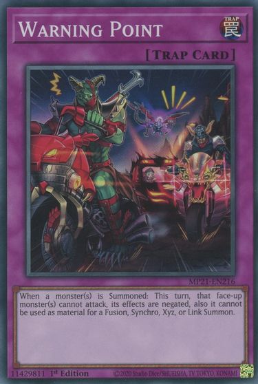 Warning Point [MP21-EN216] Super Rare Yu-Gi-Oh!