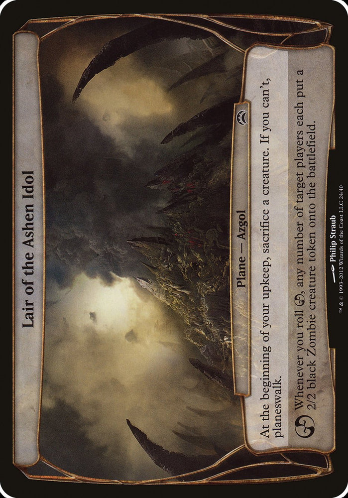Lair of the Ashen Idol (Planes) [Planechase 2012 Planes] Magic: The Gathering