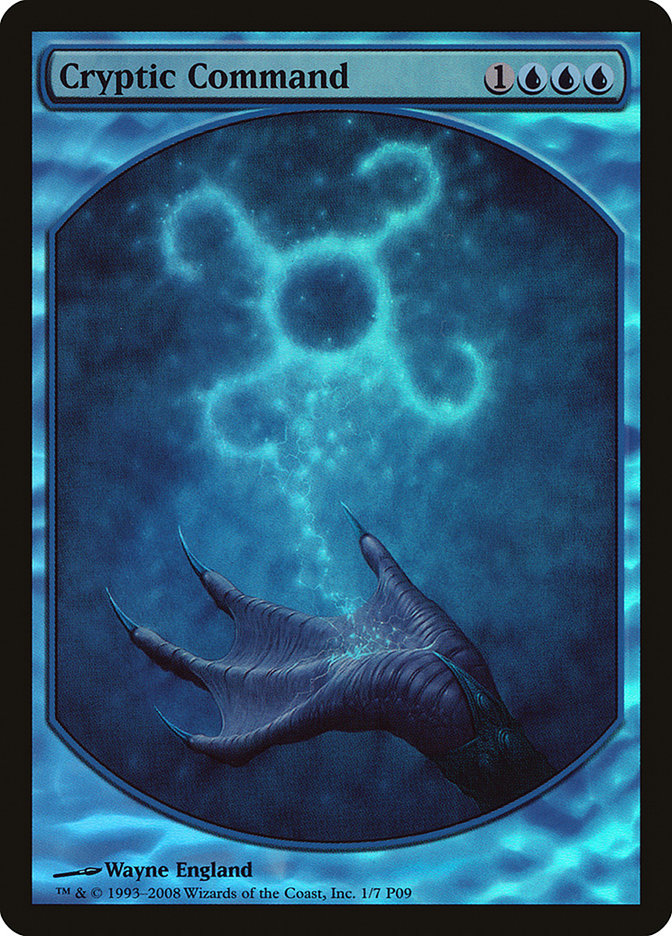 Cryptic Command [Magic Player Rewards 2009] Magic: The Gathering