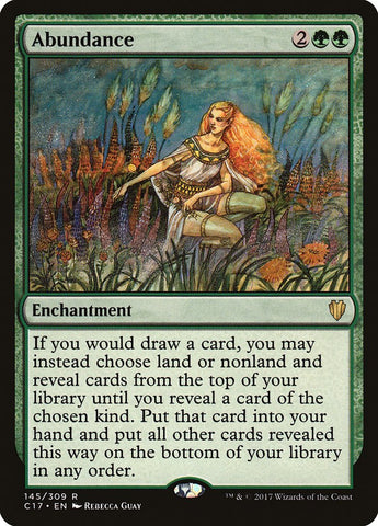 Abundance [Commander 2017] Magic: The Gathering