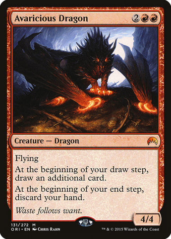 Avaricious Dragon [Magic Origins] Magic: The Gathering