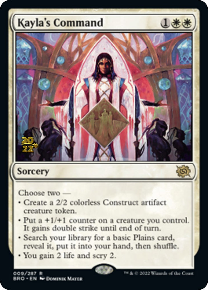 Kayla's Command [The Brothers' War Prerelease Promos] Magic: The Gathering
