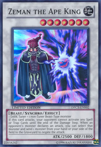 Zeman the Ape King [DPC5-EN002] Super Rare Yu-Gi-Oh!