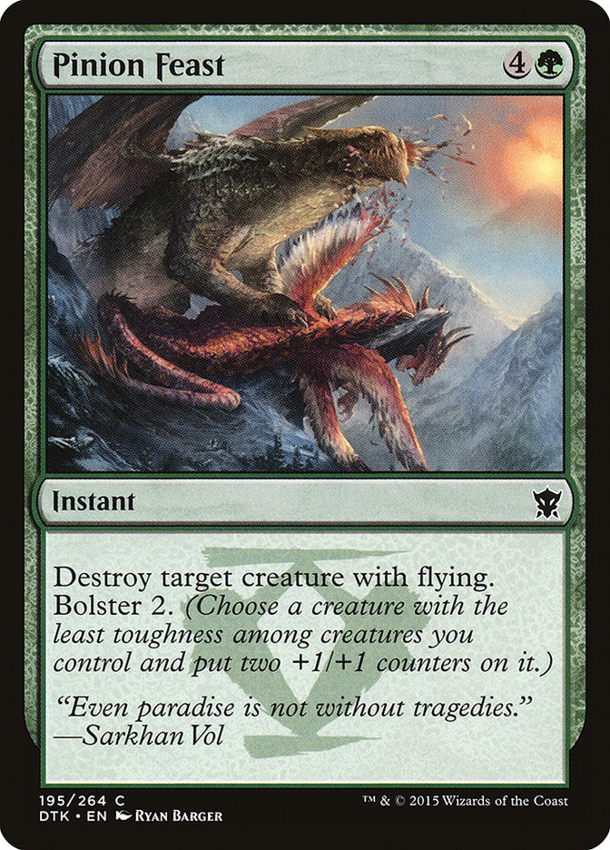 Pinion Feast [Dragons of Tarkir] Magic: The Gathering