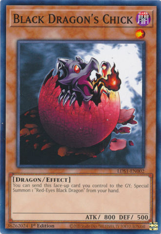 Black Dragon's Chick [LDS1-EN002] Common Yu-Gi-Oh!