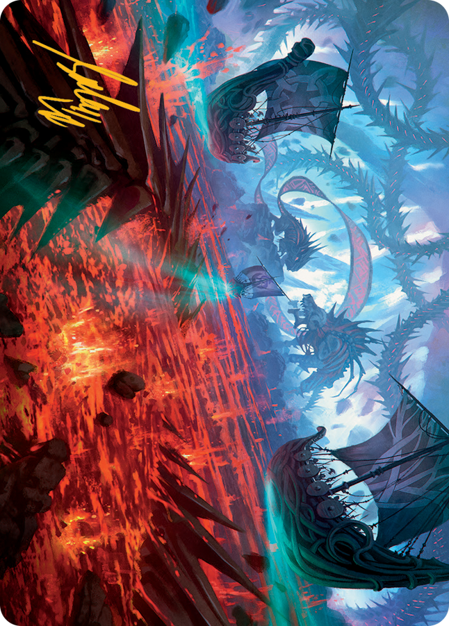 Invasion of Kaldheim Art Card (Gold-Stamped Signature) [March of the Machine Art Series] Magic: The Gathering