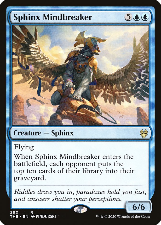 Sphinx Mindbreaker [Theros Beyond Death] Magic: The Gathering