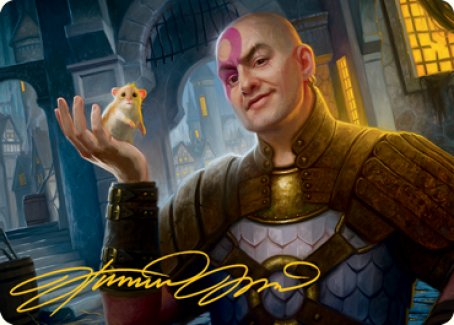 Minsc, Beloved Ranger Art Card (Gold-Stamped Signature) [Dungeons & Dragons: Adventures in the Forgotten Realms Art Series] Magic: The Gathering