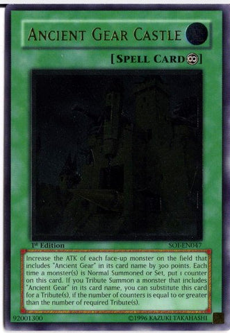 Ancient Gear Castle (UTR) [SOI-EN047] Ultimate Rare Yu-Gi-Oh!
