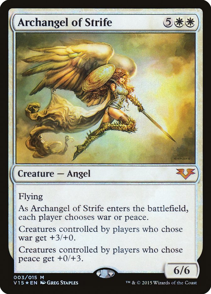 Archangel of Strife [From the Vault: Angels] Magic: The Gathering