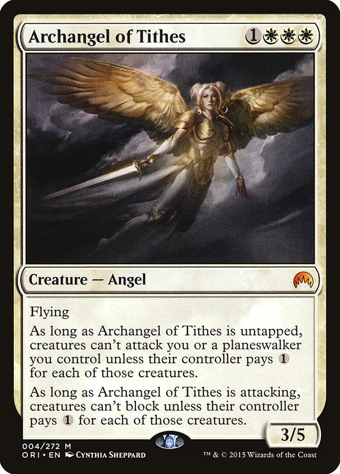Archangel of Tithes [Magic Origins] Magic: The Gathering