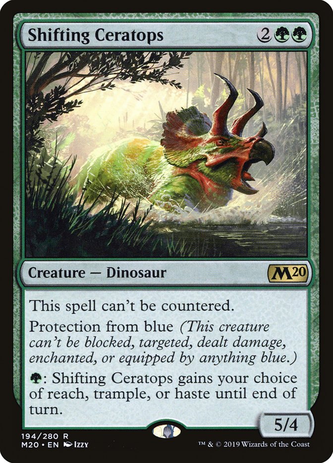 Shifting Ceratops [Core Set 2020] Magic: The Gathering