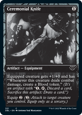 Ceremonial Knife [Innistrad: Double Feature] Magic: The Gathering