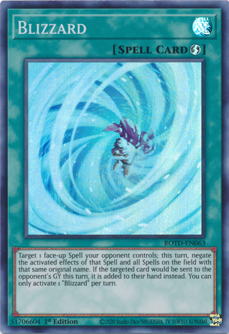 Blizzard [ROTD-EN063] Super Rare Yu-Gi-Oh!