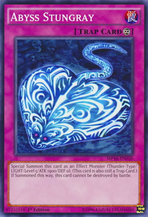 Abyss Stungray [MP16-EN036] Common Yu-Gi-Oh!