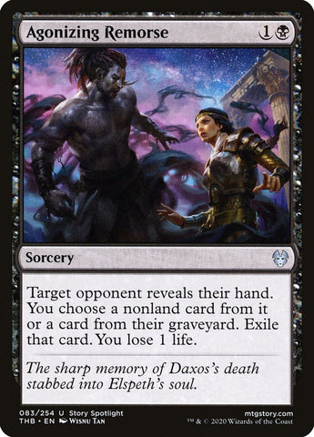 Agonizing Remorse [Theros Beyond Death] Magic: The Gathering