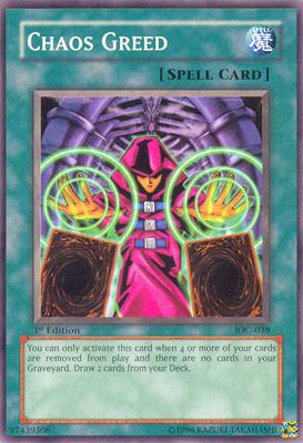 Chaos Greed [IOC-038] Common Yu-Gi-Oh!