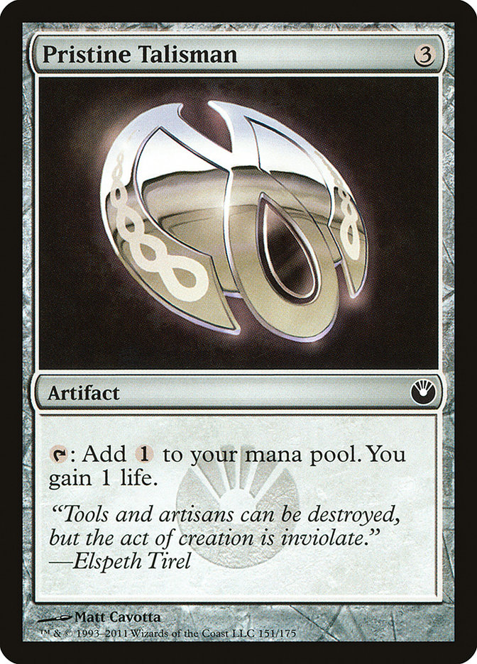 Pristine Talisman (Game Day) [New Phyrexia Promos] Magic: The Gathering