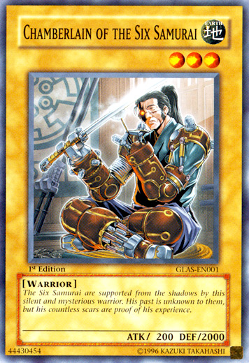 Chamberlain of the Six Samurai [GLAS-EN001] Common Yu-Gi-Oh!