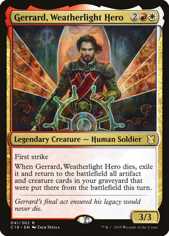 Gerrard, Weatherlight Hero [Commander 2019] Magic: The Gathering