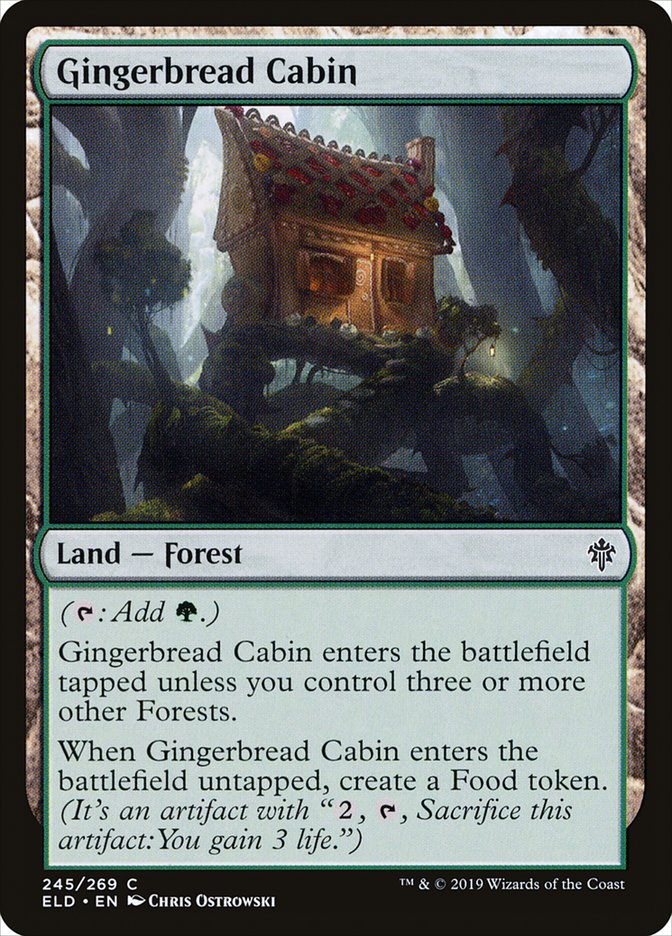 Gingerbread Cabin [Throne of Eldraine] Magic: The Gathering