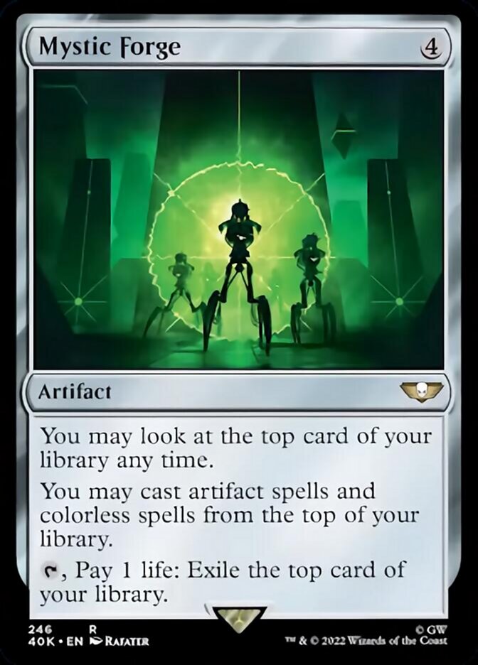 Mystic Forge (Surge Foil) [Warhammer 40,000] Magic: The Gathering