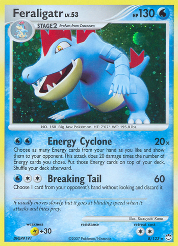 Feraligatr (8/123) [Diamond & Pearl: Mysterious Treasures] Pokémon
