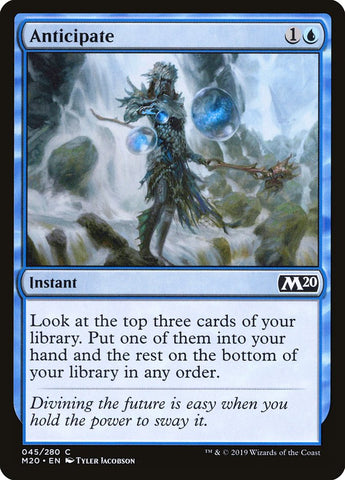 Anticipate [Core Set 2020] Magic: The Gathering