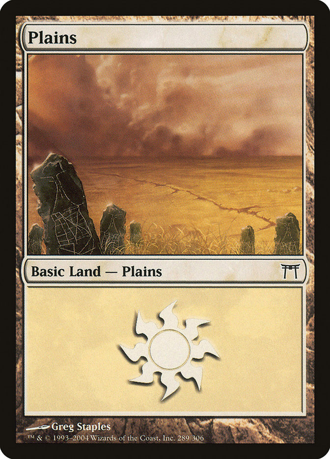 Plains (289) [Champions of Kamigawa] Magic: The Gathering