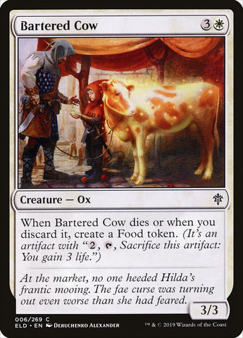 Bartered Cow [Throne of Eldraine] Magic: The Gathering