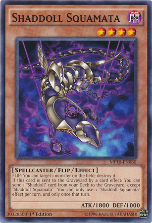 Shaddoll Squamata [MP15-EN080] Common Yu-Gi-Oh!