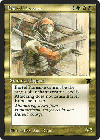 Bartel Runeaxe [Legends] Magic: The Gathering