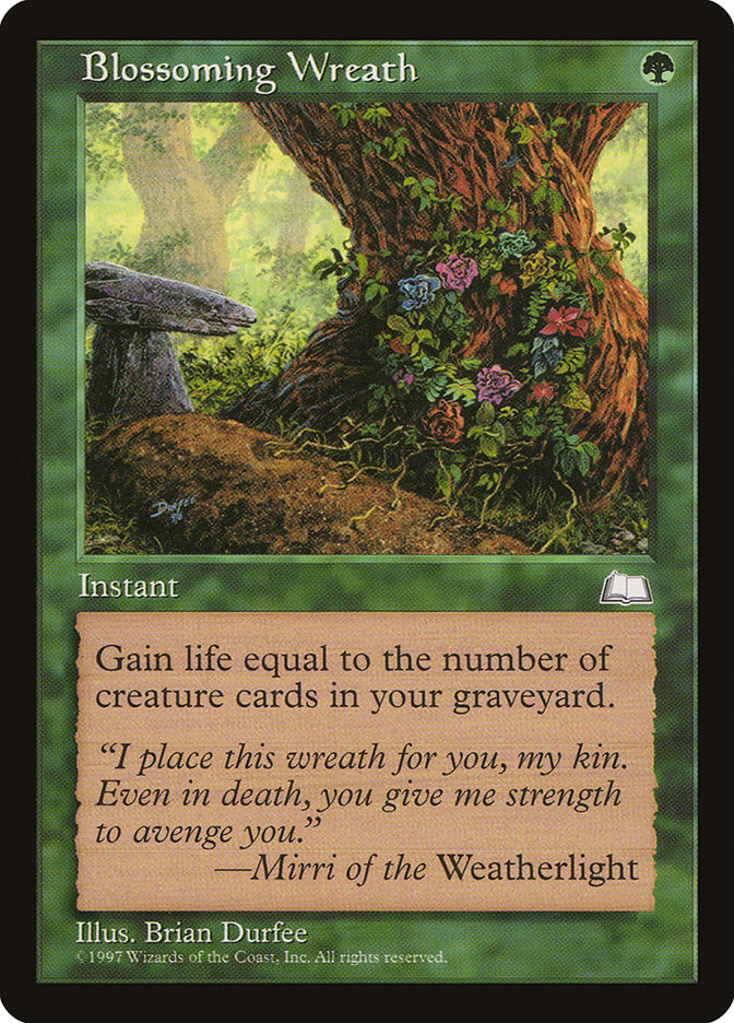 Blossoming Wreath [Weatherlight] Magic: The Gathering