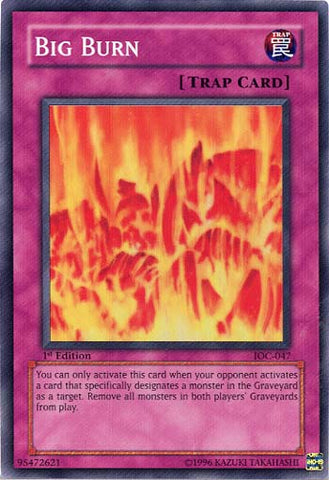 Big Burn [IOC-047] Super Rare Yu-Gi-Oh!
