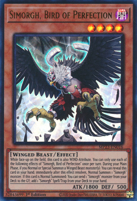 Simorgh, Bird of Perfection [MP23-EN016] Ultra Rare Yu-Gi-Oh!