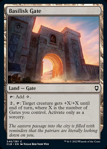 Basilisk Gate [Commander Legends: Battle for Baldur's Gate] Magic: The Gathering