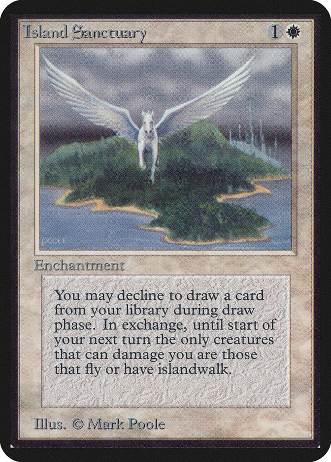Island Sanctuary [Alpha Edition] Magic: The Gathering