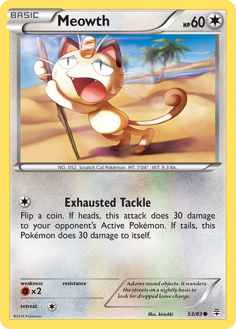 Meowth (53/83) [XY: Generations] Pokémon