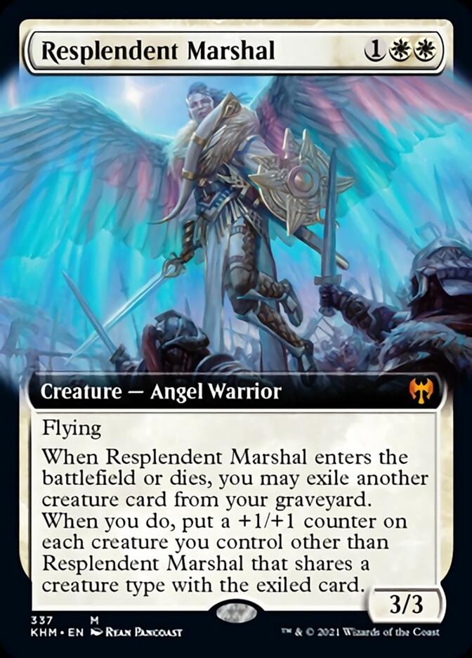 Resplendent Marshal (Extended Art) [Kaldheim] Magic: The Gathering