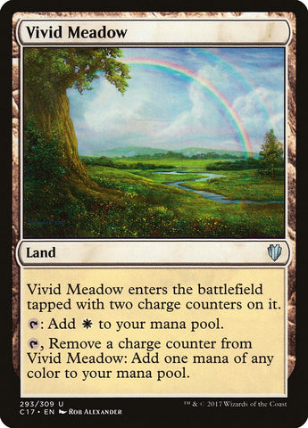 Vivid Meadow [Commander 2017] Magic: The Gathering