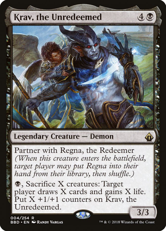 Krav, the Unredeemed [Battlebond] Magic: The Gathering