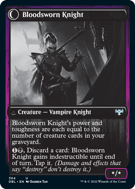 Bloodsworn Squire // Bloodsworn Knight [Innistrad: Double Feature] Magic: The Gathering