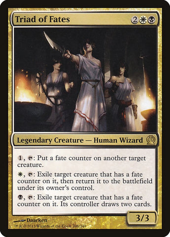 Triad of Fates [Theros] Magic: The Gathering