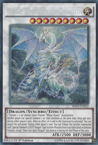 Blue-Eyes Spirit Dragon [SHVI-EN052] Secret Rare Yu-Gi-Oh!