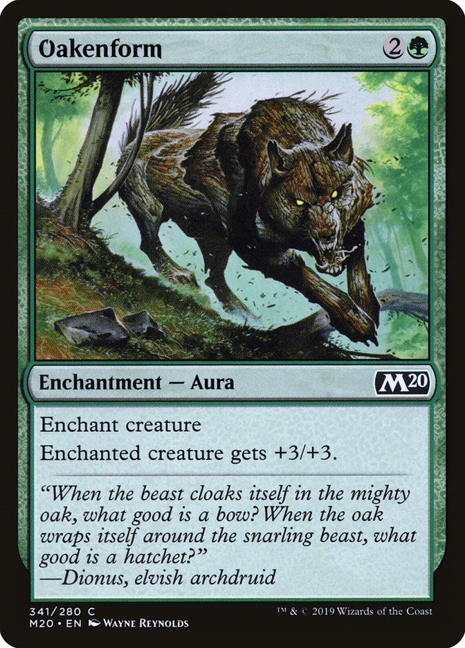 Oakenform [Core Set 2020] Magic: The Gathering