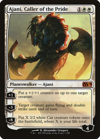 Ajani, Caller of the Pride [Magic 2014] Magic: The Gathering