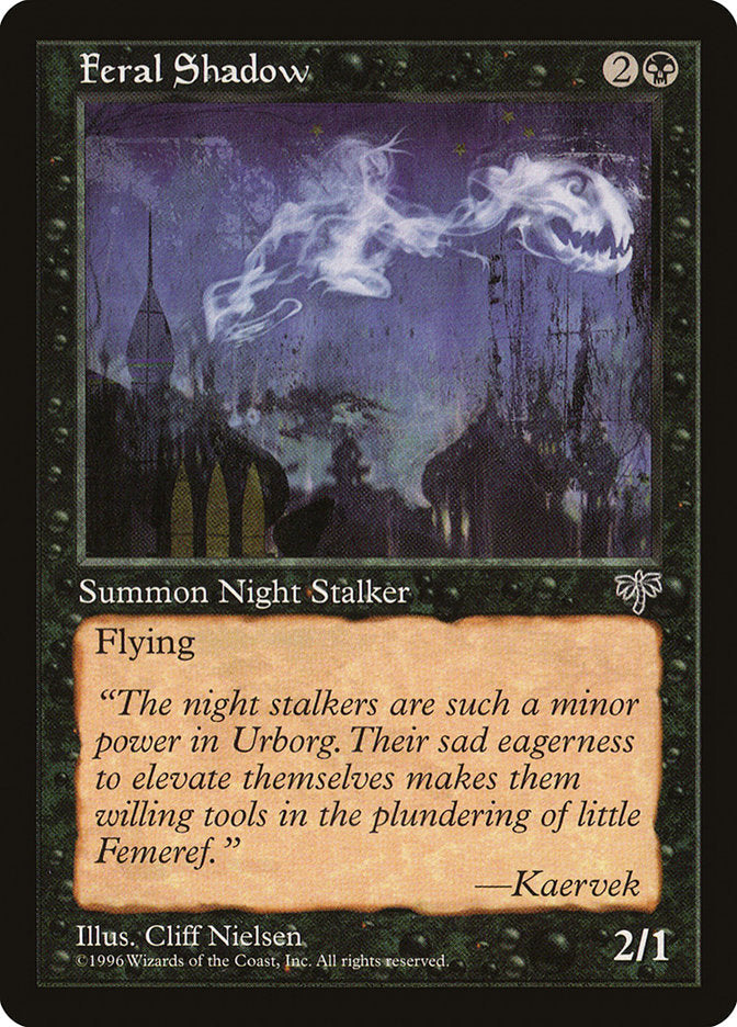 Feral Shadow [Mirage] Magic: The Gathering