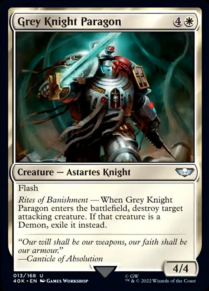 Grey Knight Paragon [Warhammer 40,000] Magic: The Gathering
